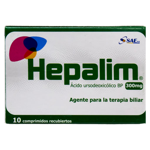 Hepalim X Tableta Ácido Ursodeoxicolico 300Mg