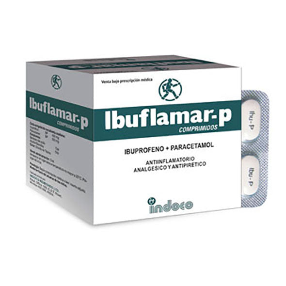 Ibuflamar-p X Comprimido Ibuprofeno 400 mg, Paracetamol 500 mg