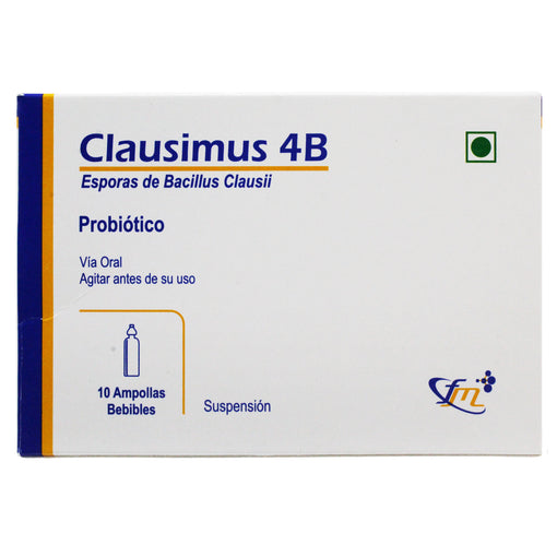 Clausimus 4B X ampolla bebible Esporas de Bacillus clausii 