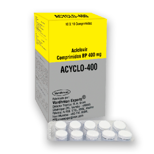 Acyclo 400 X Comprimido Aciclovir 400 mg