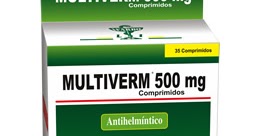 Multiverm 500 mg X Comprimido Mebendazol 500 mg