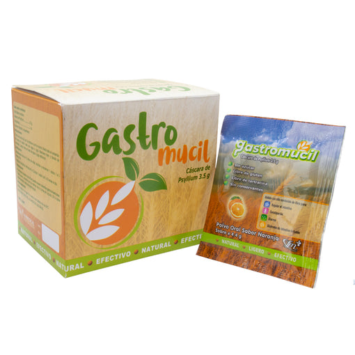 Gastromucil X sobre Cáscara de psyllium/Sabor a naranja