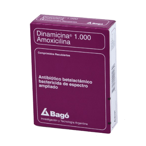Dinamicina 1000 Amoxicilina 1000 mg X Comprimido