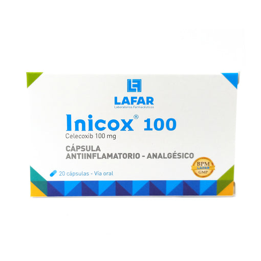 Inicox 100 X Capsula celecoxib 100 mg