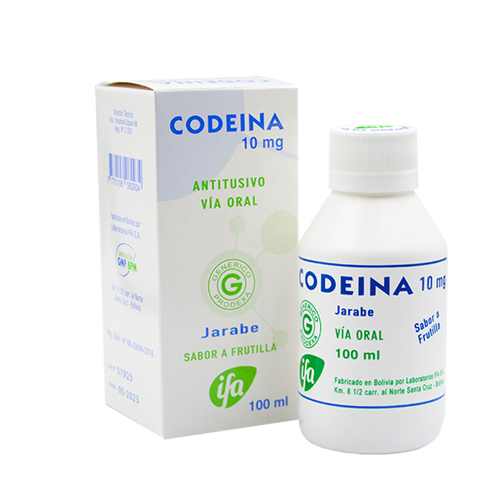 Codeína 10 mg jarabe X 100Ml
