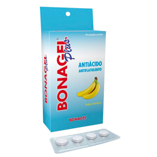 Bonagel Plus X tableta masticable magnesio, aluminio, simeticona