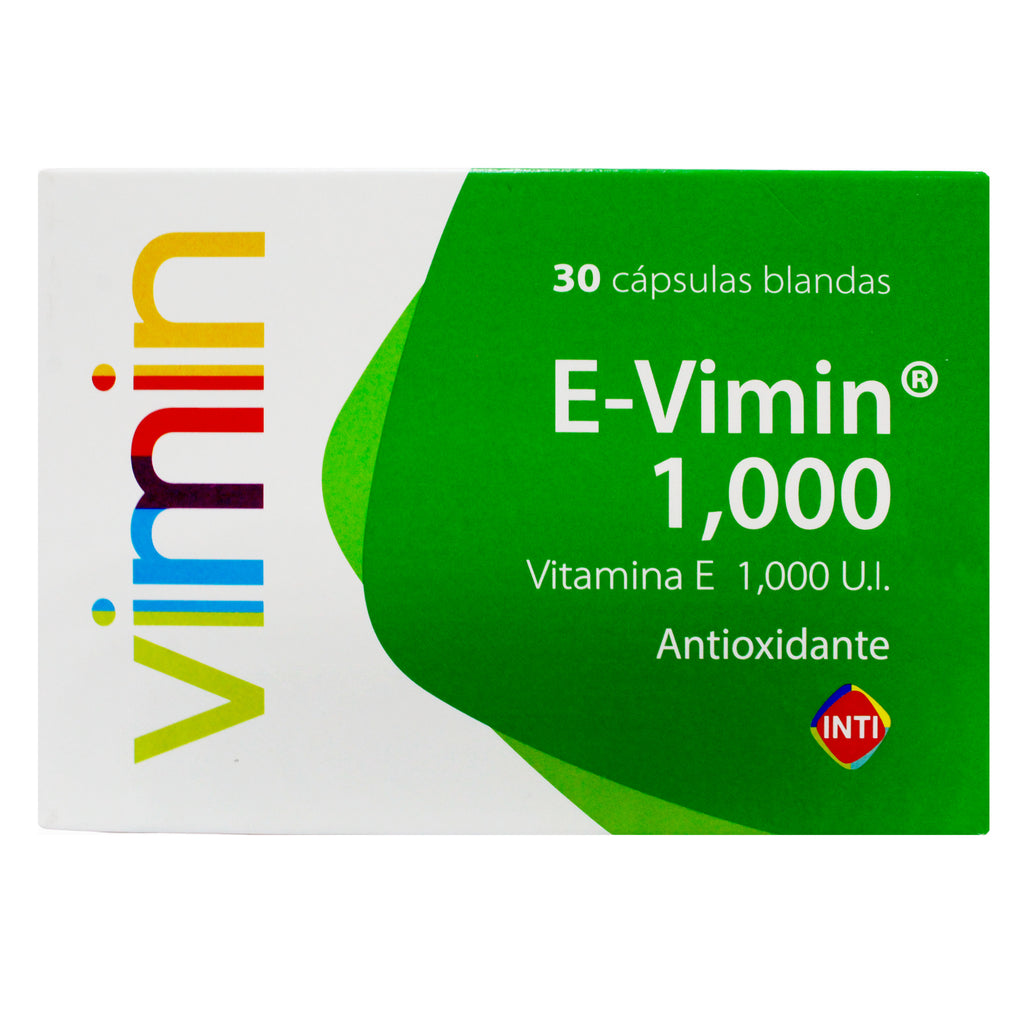 E-Vimin 1,000 X Capsulas _ Vitamina E 1 U.I.