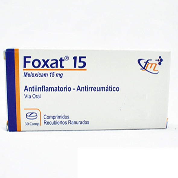 Foxat 15 X Comprimido meloxican 15 mg