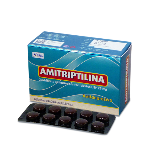Amtriptilina 25mg X comprimido
