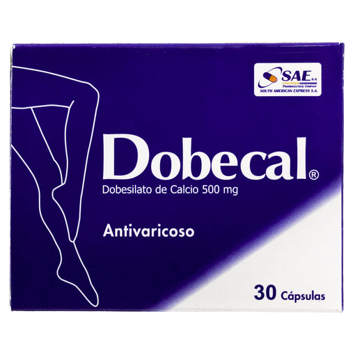 Dobecal 500Mg X Cápsula 500Mg / Dobesilato Calcio