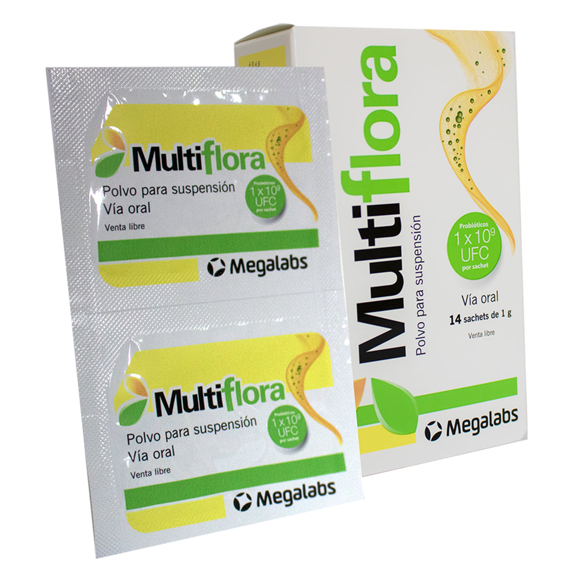 Multiflora X Sachets _ Lactobacillus , streptococcus, Bifidobacterium,