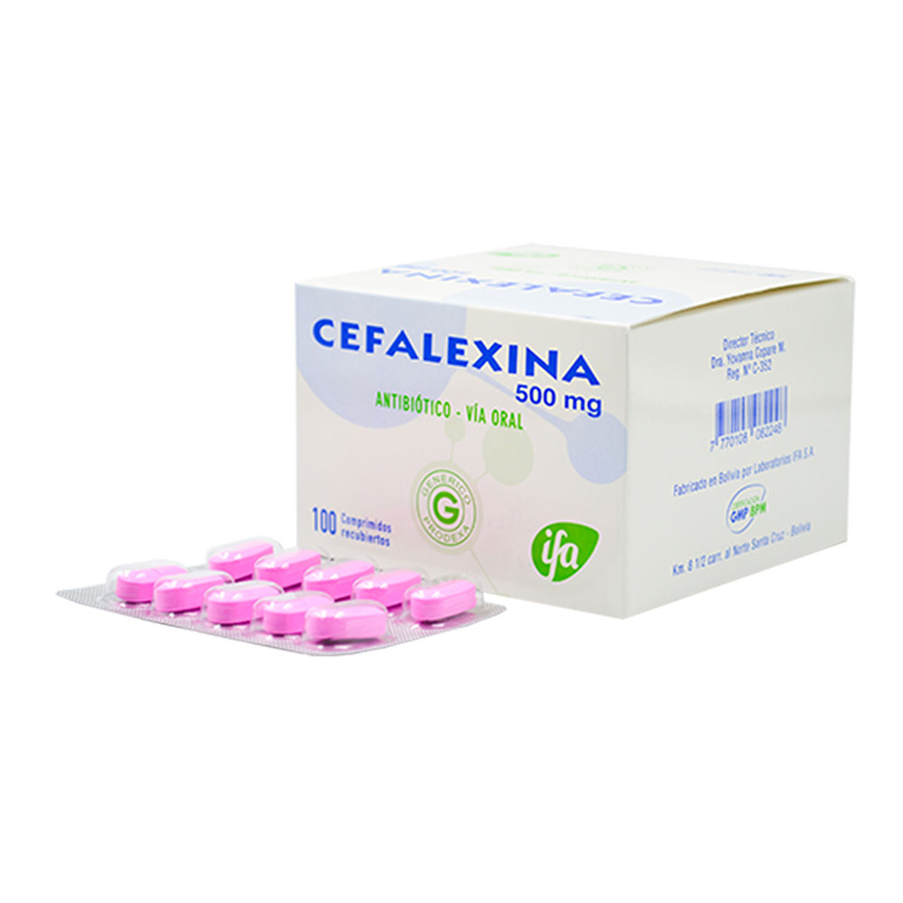 Cefalexina X Comprimido 500 mg