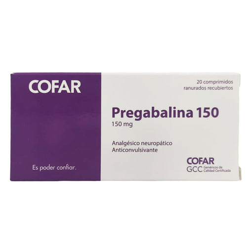Cofar Pregabalina 150Mg X Comprimido