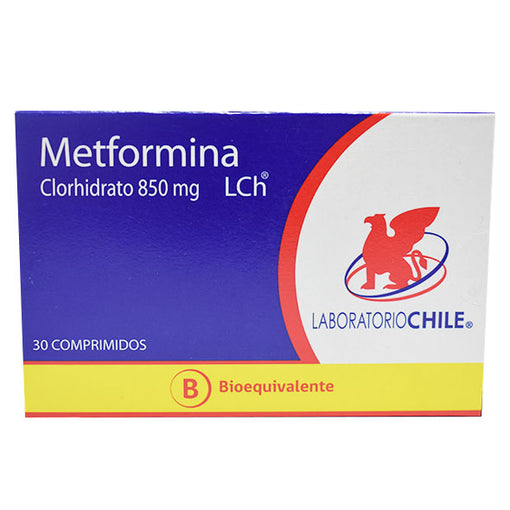 Metformina 850Mg Lch X Tableta