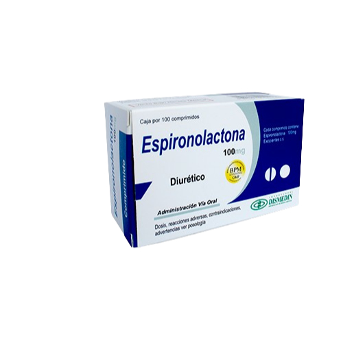 Espironolactona 100 mg X comprimido