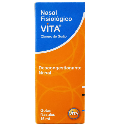 Nasal Fisiológico gotas X 15 Ml cloruro de sodio 9 mg