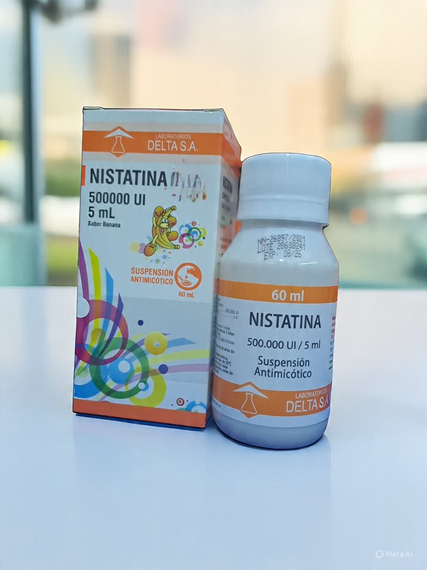 Nistatina 500,000 UI / 5 ml X Suspension