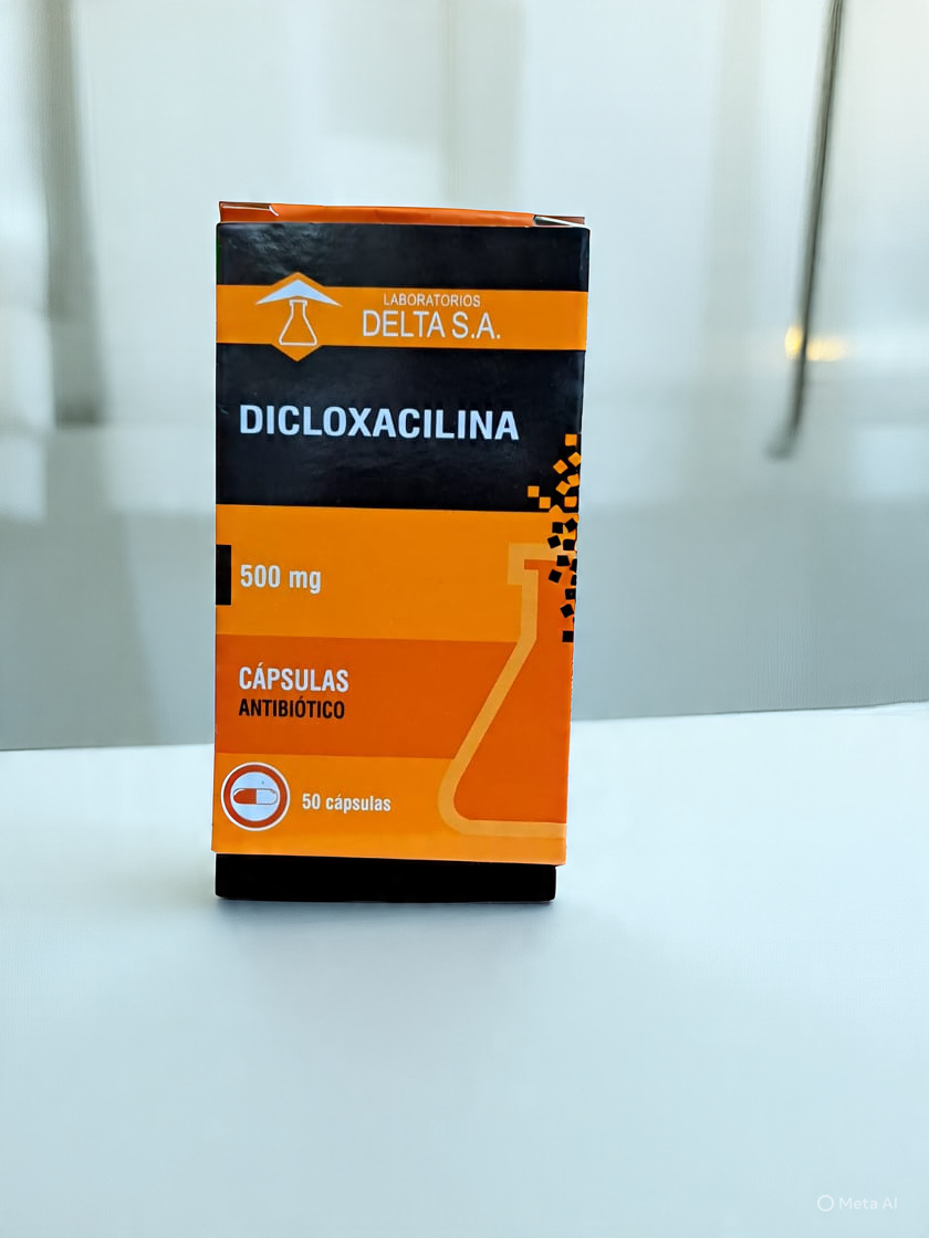 Dicloxacilina Sódica 500 mg X Capsulas