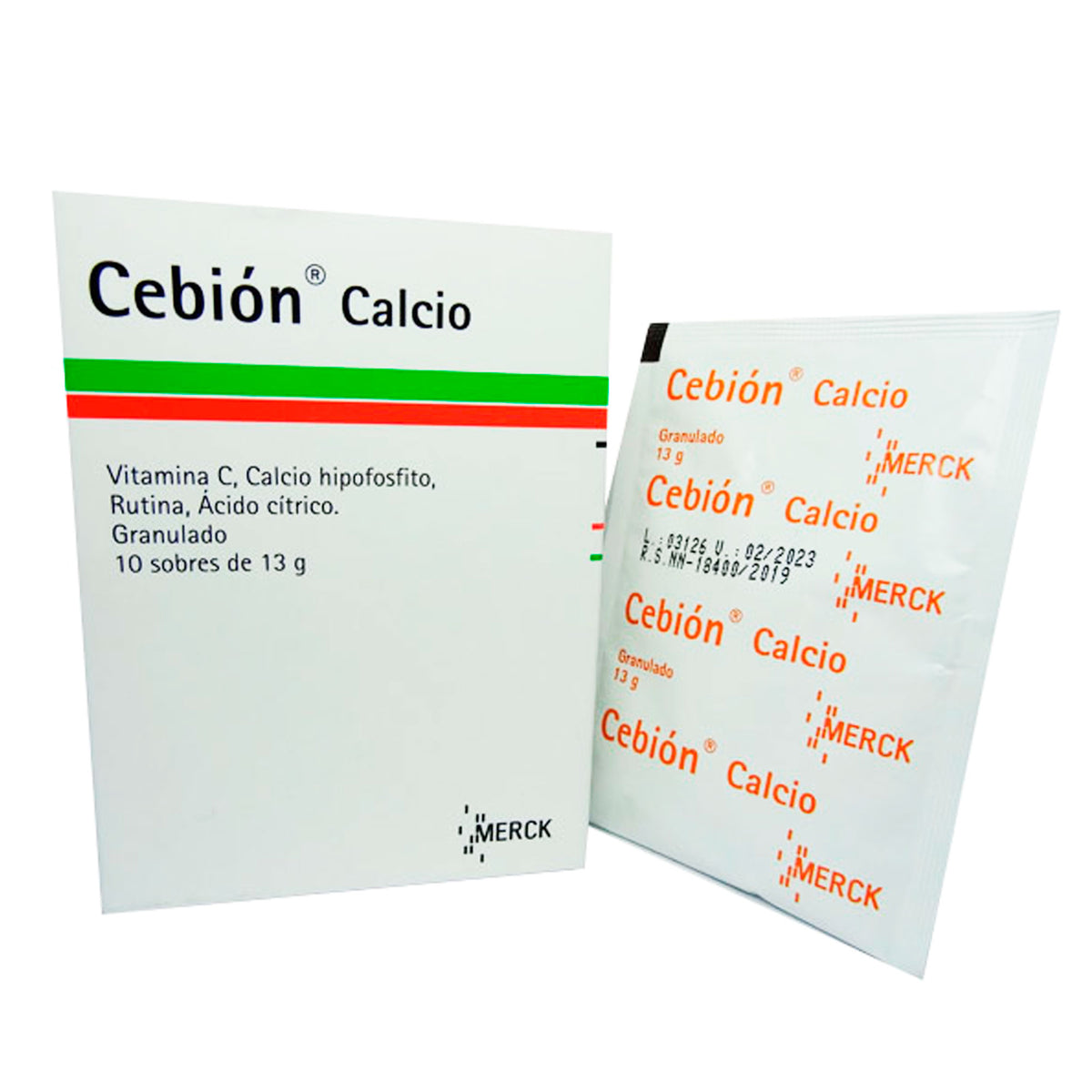 Cebión Calcio X Sobre _ Vitamina C, Ácido Cítrico