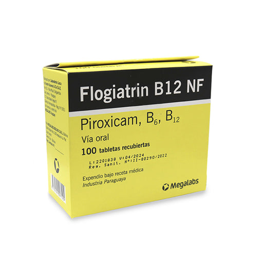 Flogiatrin B12 Nf X Tableta (Piroxicam B6 B12)