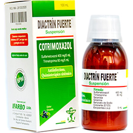 Diactrin fuerte Jarabe X 100 ml Sulfametoxazol 400 Mg Trimetoprim 80Mg