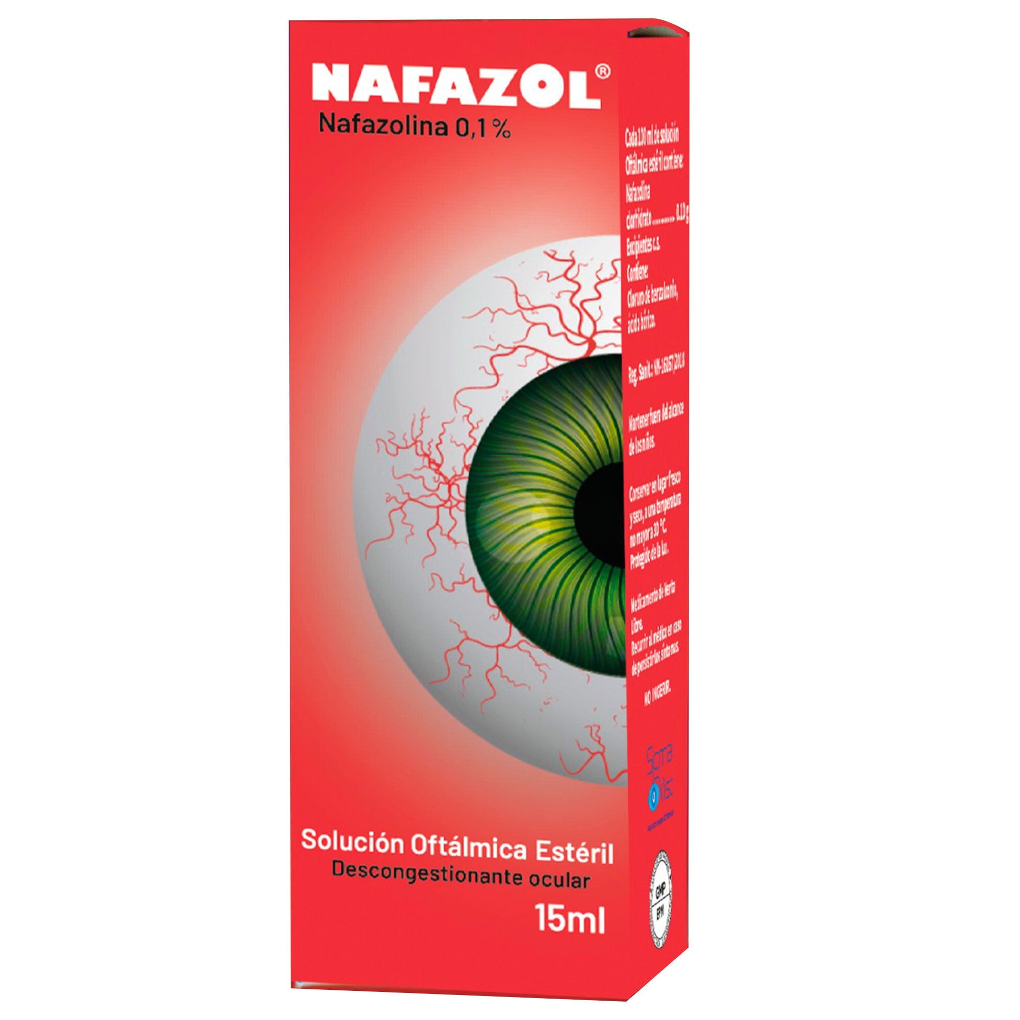 Nafazol gotas X 15Ml Nafazolina 0.1%