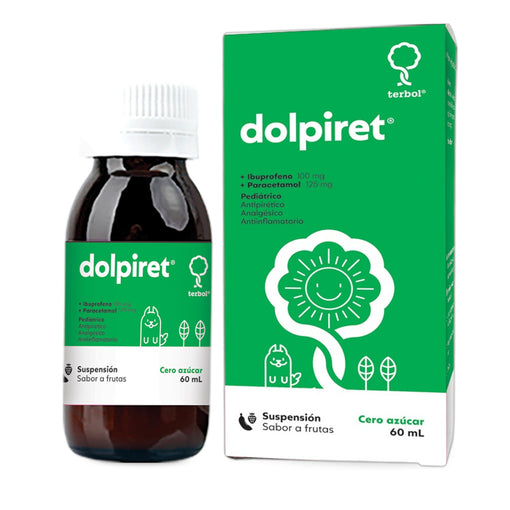 Dolpiret JRB X 60 ml Ibuprofeno 100 mg Paracetamol 125 mg