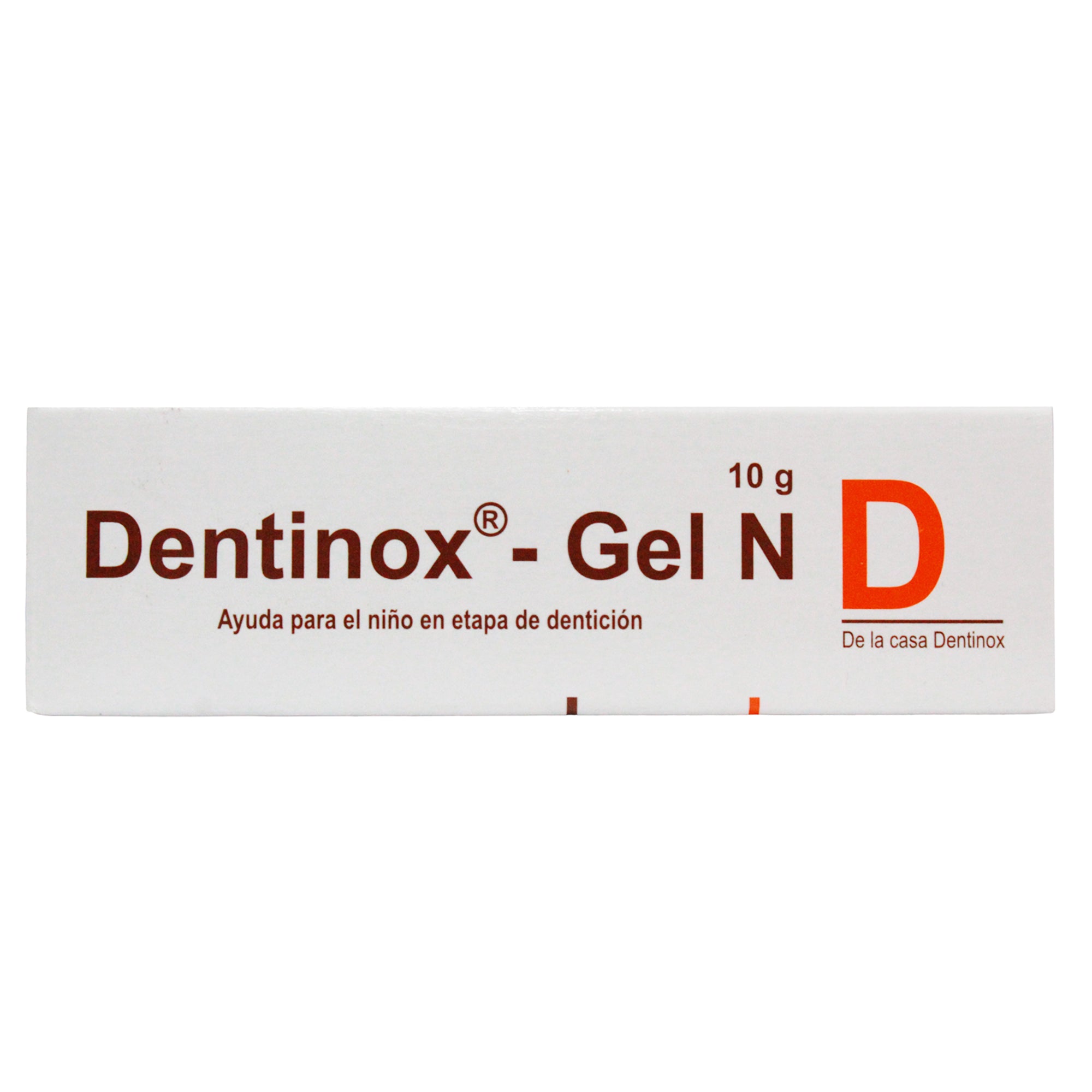 Dentinox-Gel N _ tintura de manzanilla 150 mg_Lidocaina 3.4 mg_Polidocanol 3.2 mg X Gel