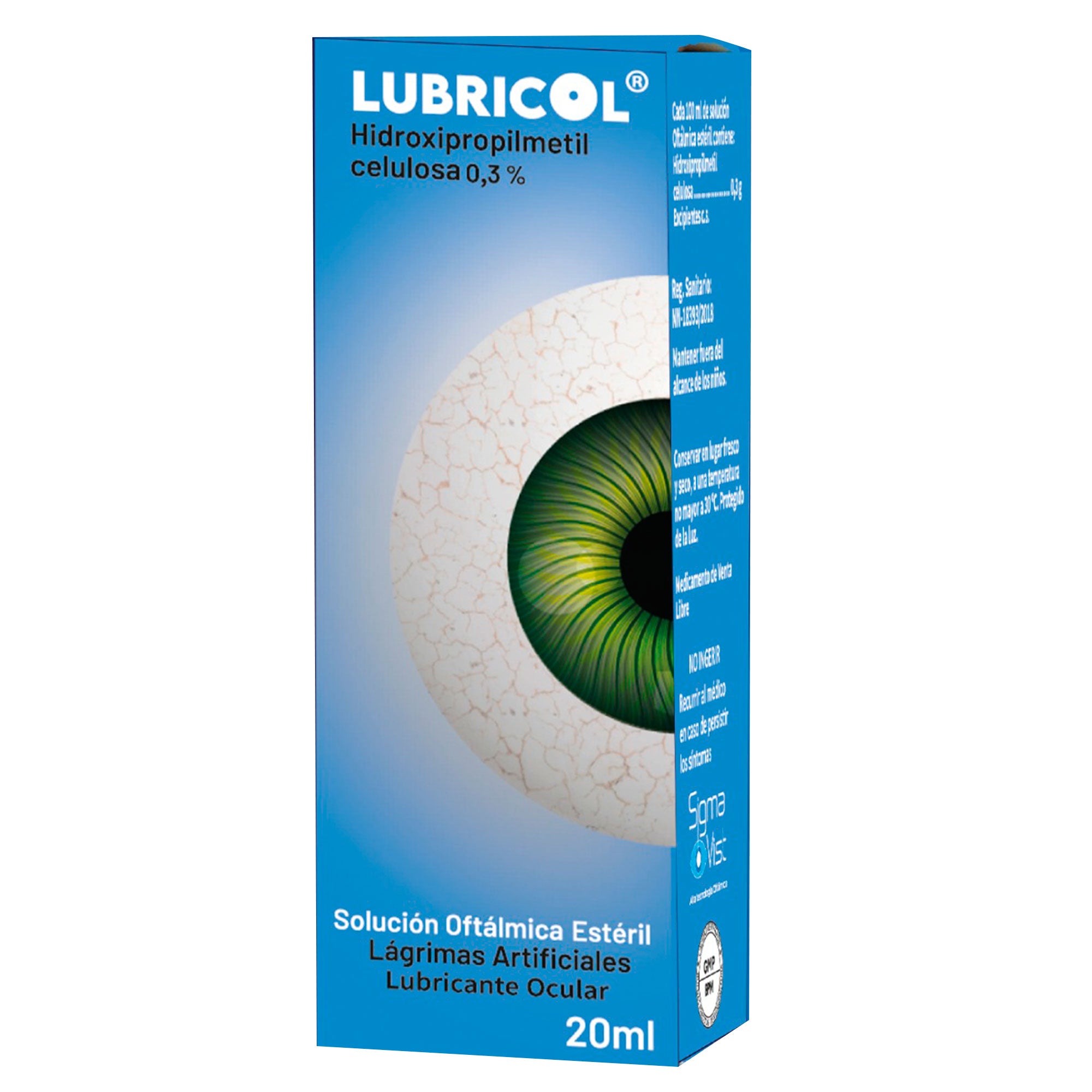 Lubricol Colirio gotas X 20Ml