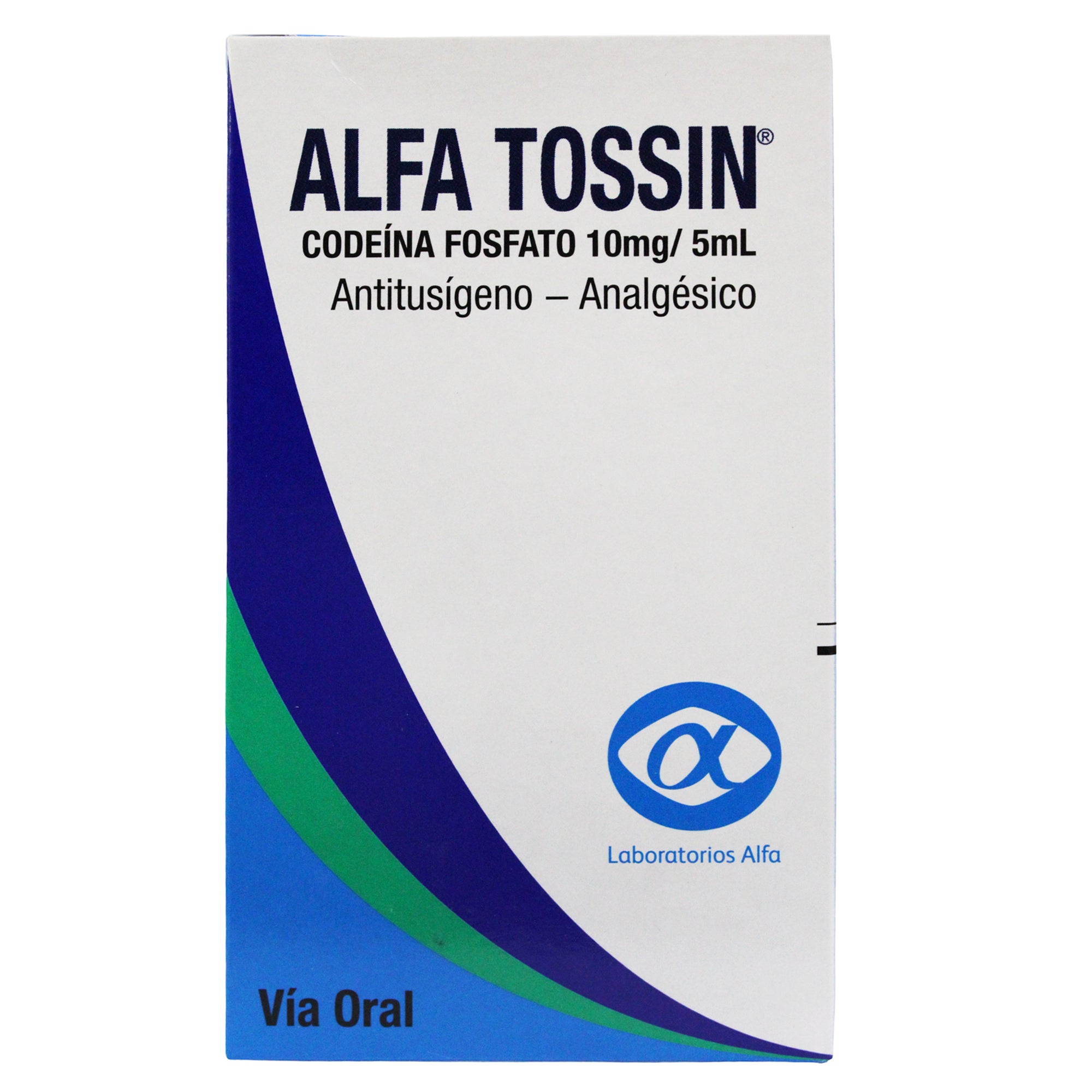 Alfa Tossin jarabe X 100 ml Codeina10 mg /5 ml