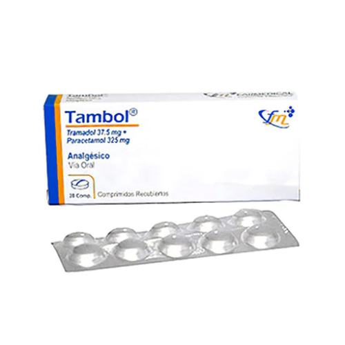 Tambol X Comprimido Tramadol 37.5 Mg Paracetamol 325 mg