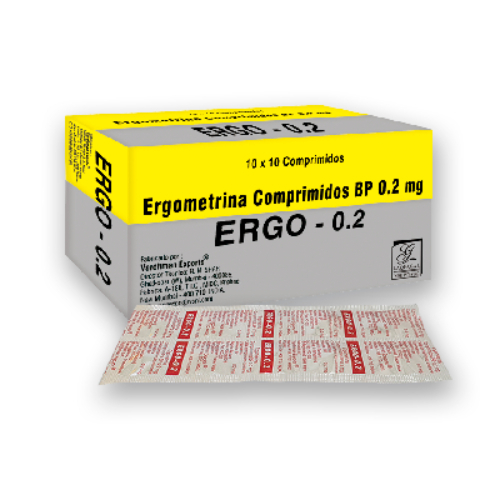 ERGO-0. 2 X Comprimido Ergometrina 0.2 mg