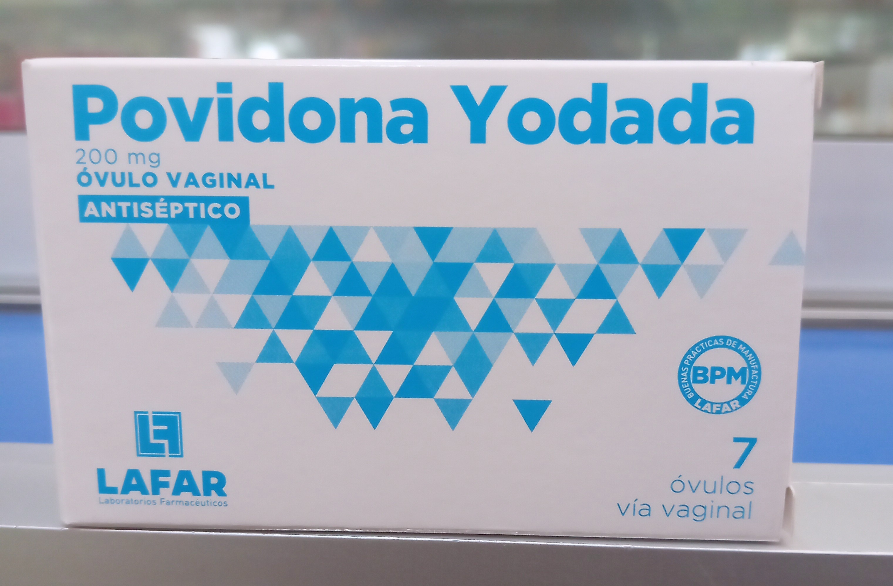 Povidona Yodada X ovulos vaginales 200 mg