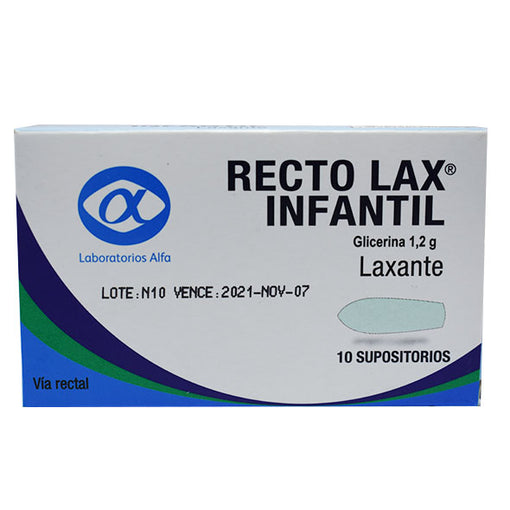 Recto Lax Infantil X supositorio glicerina  1.2 g