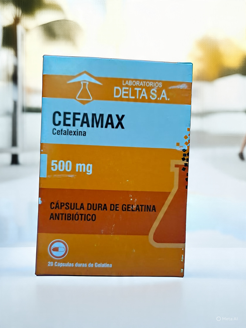 Cefamax Mono hidrato BP 500 mg X Capsulas dura de gelatina