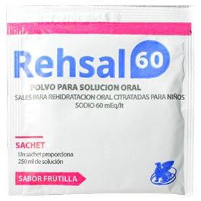 Rehsal 60Mg/Sobre-Sodio Potasio 60-cloruro/citrato 50-glucosa
