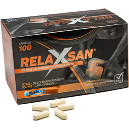 RelaXsan X Cápsulas Diclofenaco potasico 50 mg, Carisoprodol 350 mg