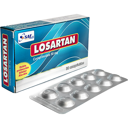 Losartan 50 mg X comprimido