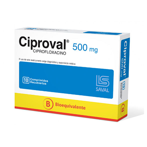 Ciproval 500 X tableta Ciprofloxacina 500Mg 