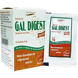 Gal Digest X sobre 5g bicarbonato ácido citricoNaranja