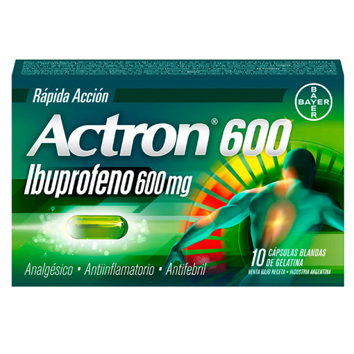 Actron 600 X Capsula Ibuprofeno 600 mg