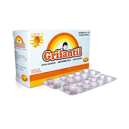 Grifantil X comprimido Acido Acetilsalicilico 100 mg