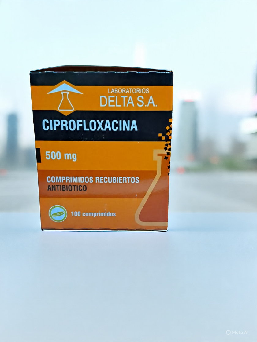 Ciprofloxacina 500 mg,  Glicerina X comprimido 