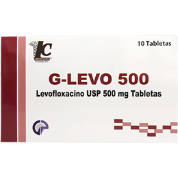 G-LEVO 500 X Tabletas _ Levofloxacino 500 mg