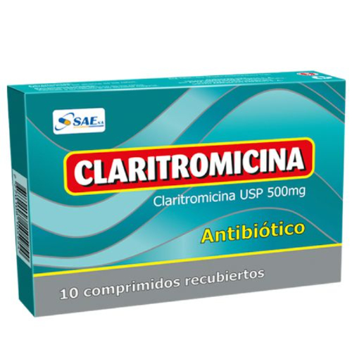 Claritromicina 500mg X comprimido