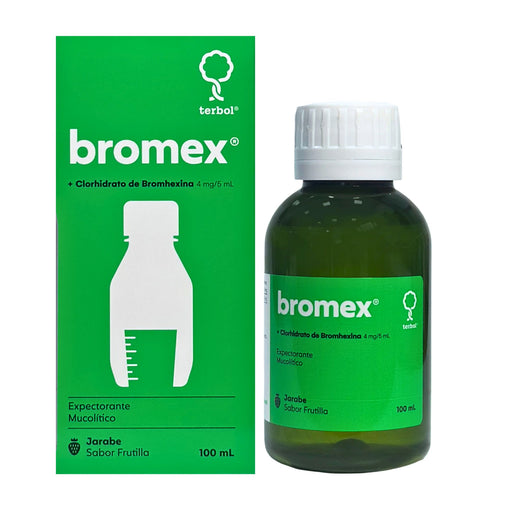 Bromex Bromhexina 4Mg / 5Ml Jarabe X 100Ml