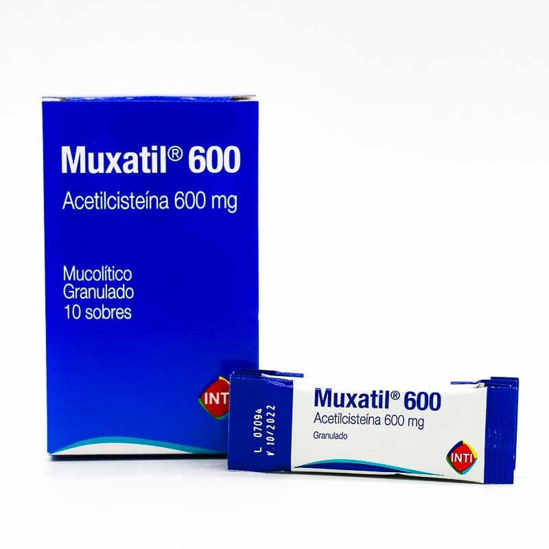 Muxatil 600 _ Acetilcisteína 600 mg X Sobre