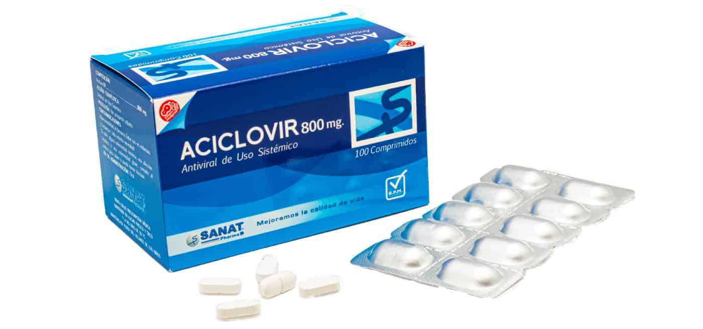 Aciclovir 800 mg X Comprimido 