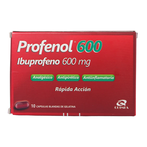 Profenol 600 X capsulas Ibuprofeno 600 mg