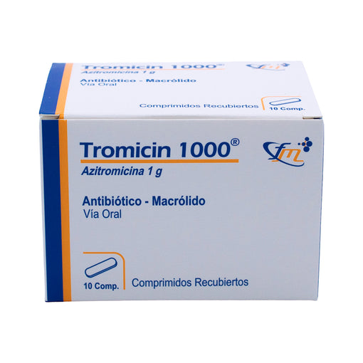 Tromicin 1000 X Azitromicina 1 g